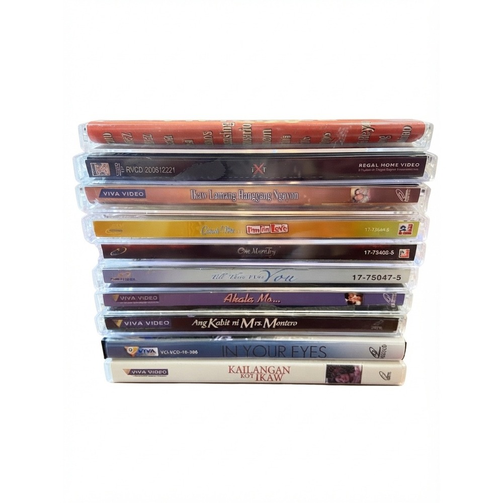 Filipino Movie VCD Lot of 10 Viva Video Star Cinema Tagalog Romance im in love